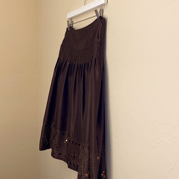 3/$20 Alfani- Silky Chocolate Skirt, 8, EUC - Picture 6 of 11